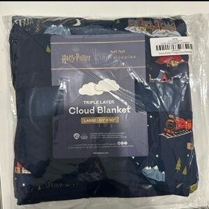 Little sleepies Harry Potter triple layer  cloud blanket 50”x50”